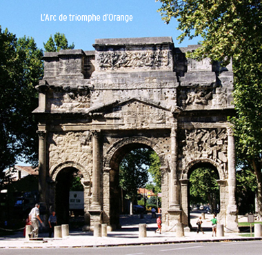 arc de triomphe orange