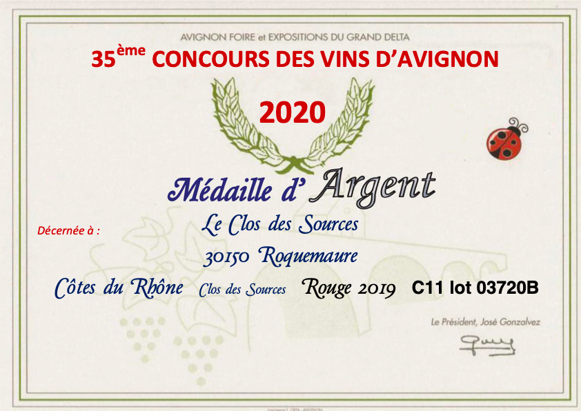 concours medaille argent