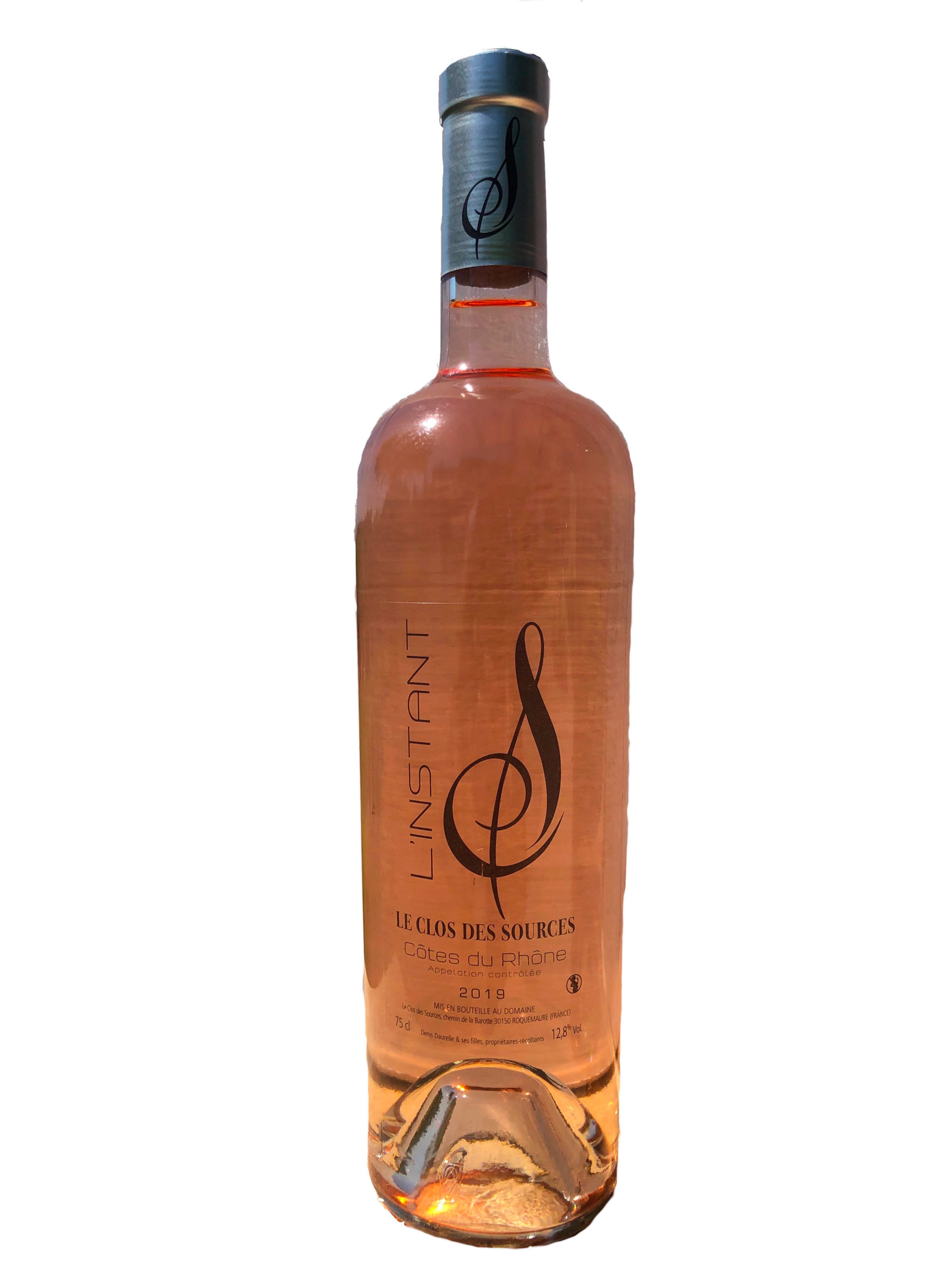 bouteille vin rosé